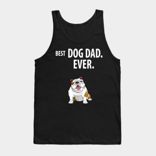 Best Dog Dad Ever Bulldog Tank Top